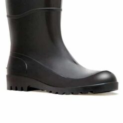 Bota de PVC Cano Curto Preta Fujiwara