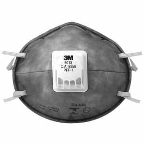 EPIs para Soldador - Máscara 3M 8013 Proteção Respiratória PFF1 com Válvula CA 9357
