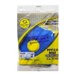 Respirador PFF2 com Válvula Azul Super Safety CA 44595 - Imagem 2
