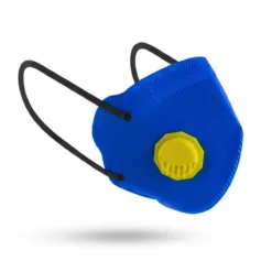 Máscara PFF2 com válvula amarela Elástico de Nuca Preto Super Safety CA 44595