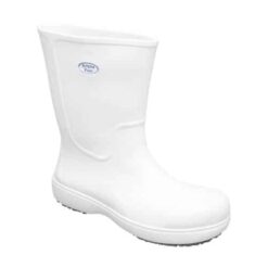 Bota Cano Longo Branca c/biqueira Soft Works