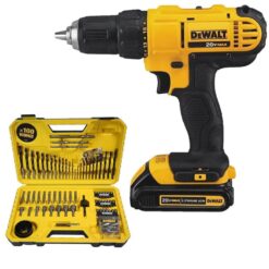 DCD776S2A Parafusadeira e Furadeira Impacto 2 Bat Lítio 20v Bivolt + kit Dewalt