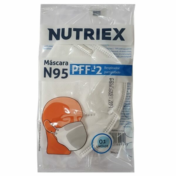 Máscara de proteção N95 PFF2 Nutriex