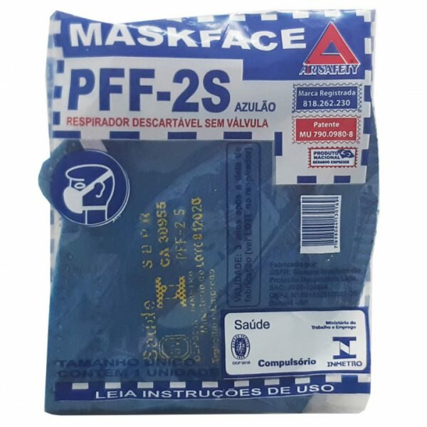 Mascara-Respiratória-Descartável-Mask-Face-PFF-2S-Air-Safety-CA-38955