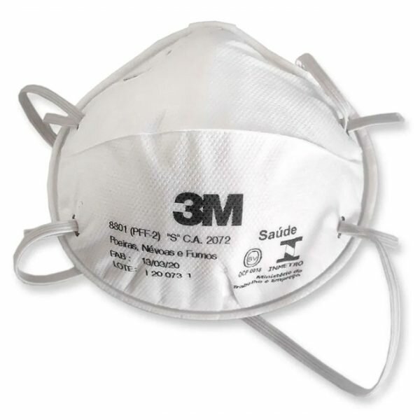 Máscara Respirador Descartável Concha 3M™ 8801 CA 2072