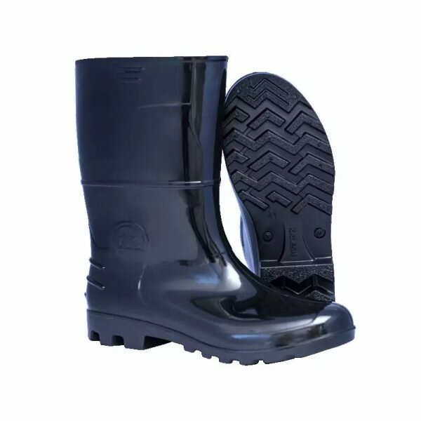 Bota de PVC Cano Médio Preta Safety Boots Kadesh CA 42149
