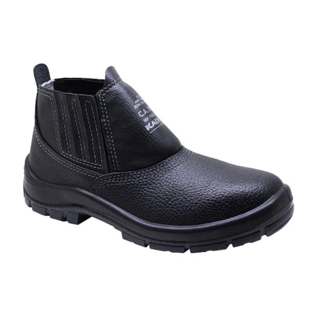 Bota de PVC Cano Médio Preta Safety Boots Kadesh | 5%OFF