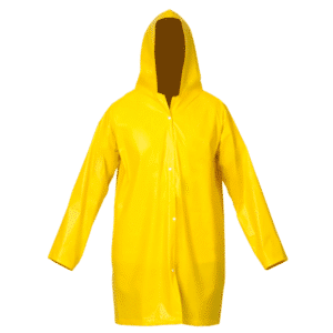 Capa de Chuva com Capuz Forrada Amarela Maicol CA 28191