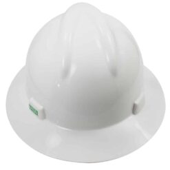 Capacete de Segurança MSA V-Gard Classe B Tipo II Aba Total Com Jugular Branco CA 365