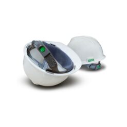 Capacete de Segurança MSA V-Gard Classe B Tipo II Aba Total Com Jugular Branco CA 365