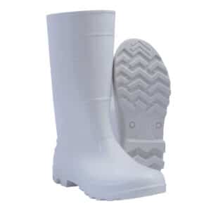 Bota de PVC Cano Longo Branca Safety Boots Kadesh CA 42149