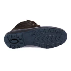 Botina Nobuck com Bico PVC 3G Marrom Kadesh CA 16252 - Imagem 4