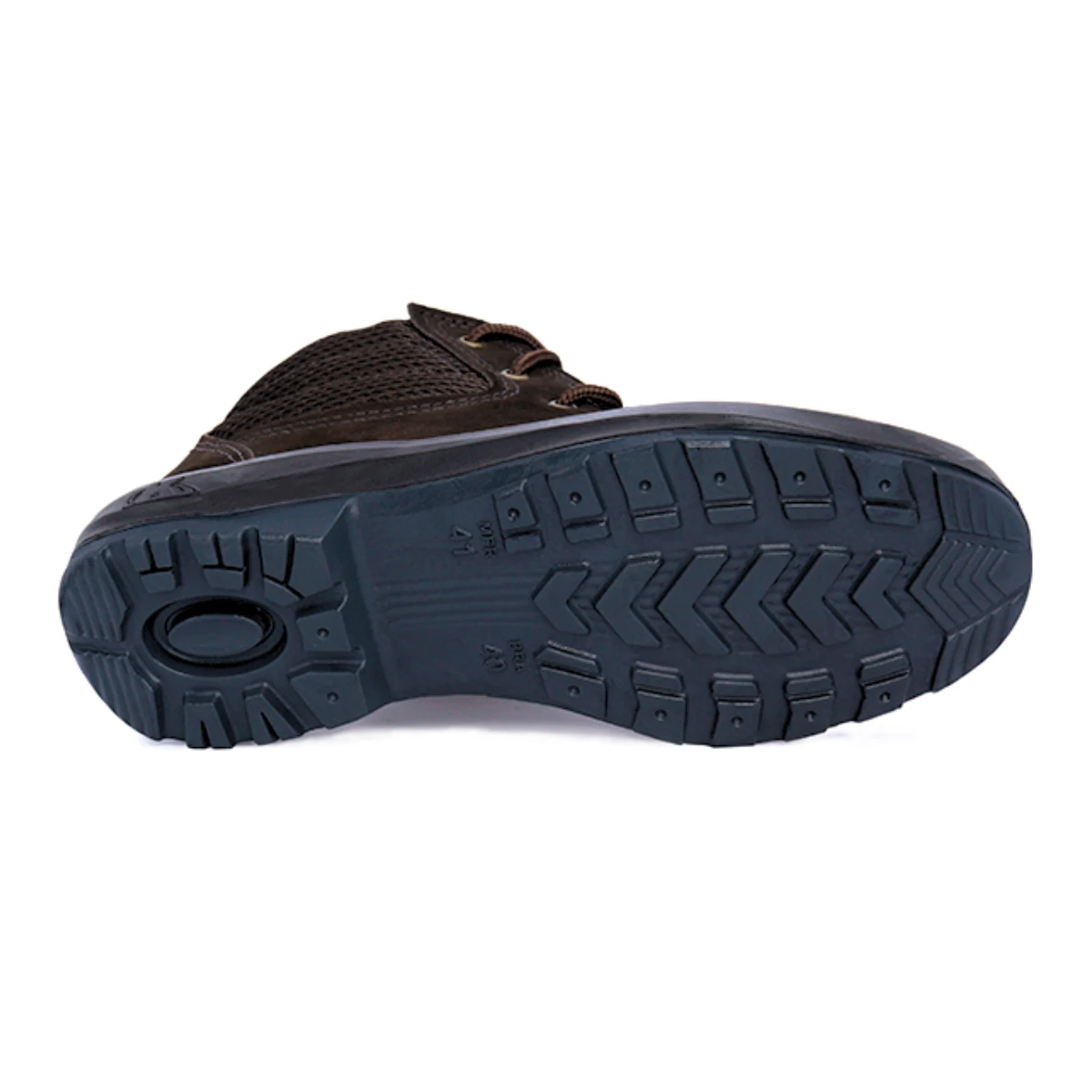 Botina Nobuck com Bico PVC 3G Marrom Kadesh CA 16252 - Imagem 4