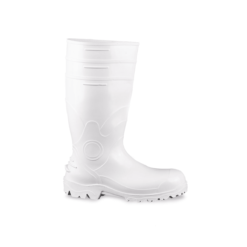 Bota de PVC Térmica Cano Longo Branca com Forro de Lã Bracol CA 26621