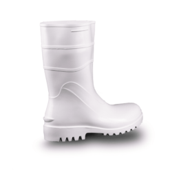 Bota de PVC Cano Médio Branca 82BPC600 Bracol CA 37456