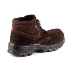 Botina Nobuck com Bico Composite Denver Marrom Fujiwara CA 43939