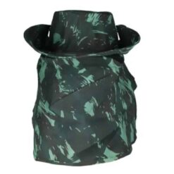 Chapéu Australiano Camuflado com Proteção de Pescoço
