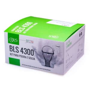 Kit Respirador BLS 4300 Semi Facial para Poeiras e Solda com 2 Filtros