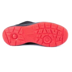 Solado do Tênis detroit Eco tridensidade vermelho bico pvc para eletricista Bracol