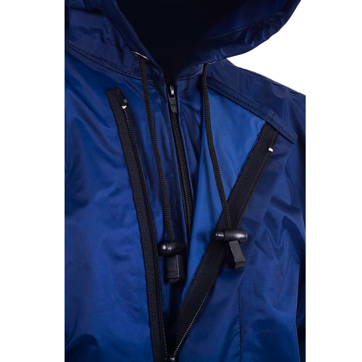 Capa de Chuva Impermeável em Nylon com Refletivo Azul Vértice CA 28728 - Imagem 3