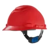 Capacete H-700 Vermelho com jugular preta 3M CA 29638