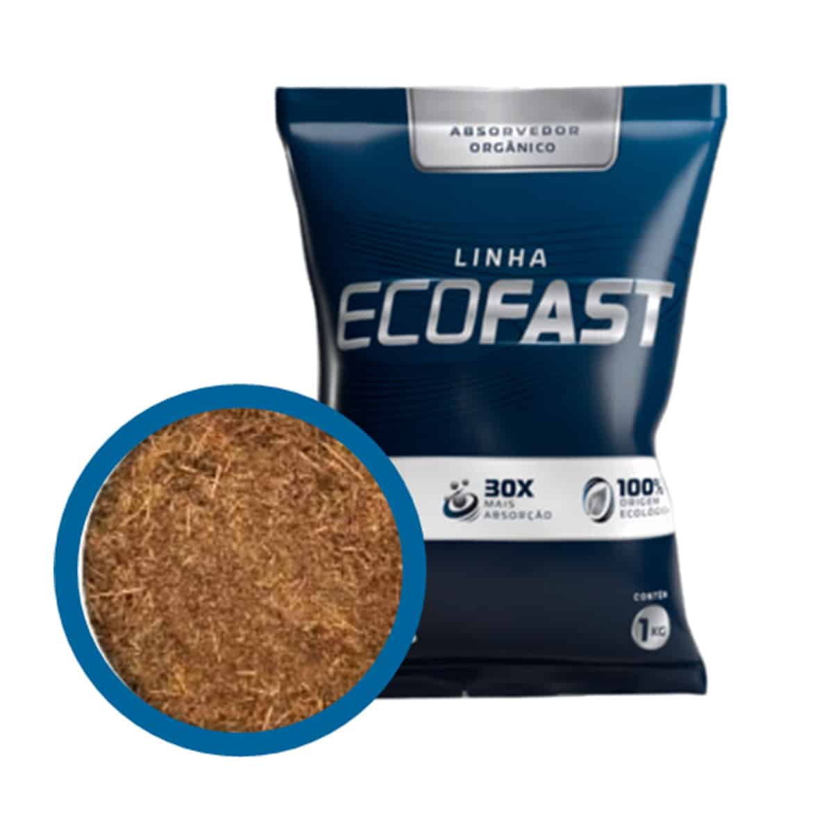1 saco de turfa absorvente natural orgânico natural de óleo 1kg