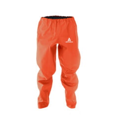 Calça Impermeável Laranja de Nylon Emborrachado ideal para chuva