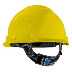 Parte de traz do Capacete de Segurança 3M H-700 Classe B Tipo II Amarelo CA 29638