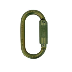 Mosquetão Oval Tripla Trava em Aço CG 644 Carbografite