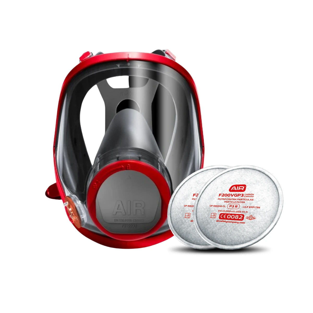 Respirador Facial Inteira Série FFS990 Air com Filtro F200VGP3 CA 48244