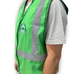Colete Refletivo para CIPA sem Bolso Verde Tipo Blusão H/H - Imagem 3
