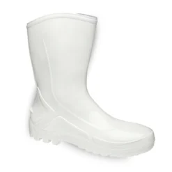 Bota de PVC Cano Médio 110VFLEXF Vulcaflex Branca Marluvas CA 42291