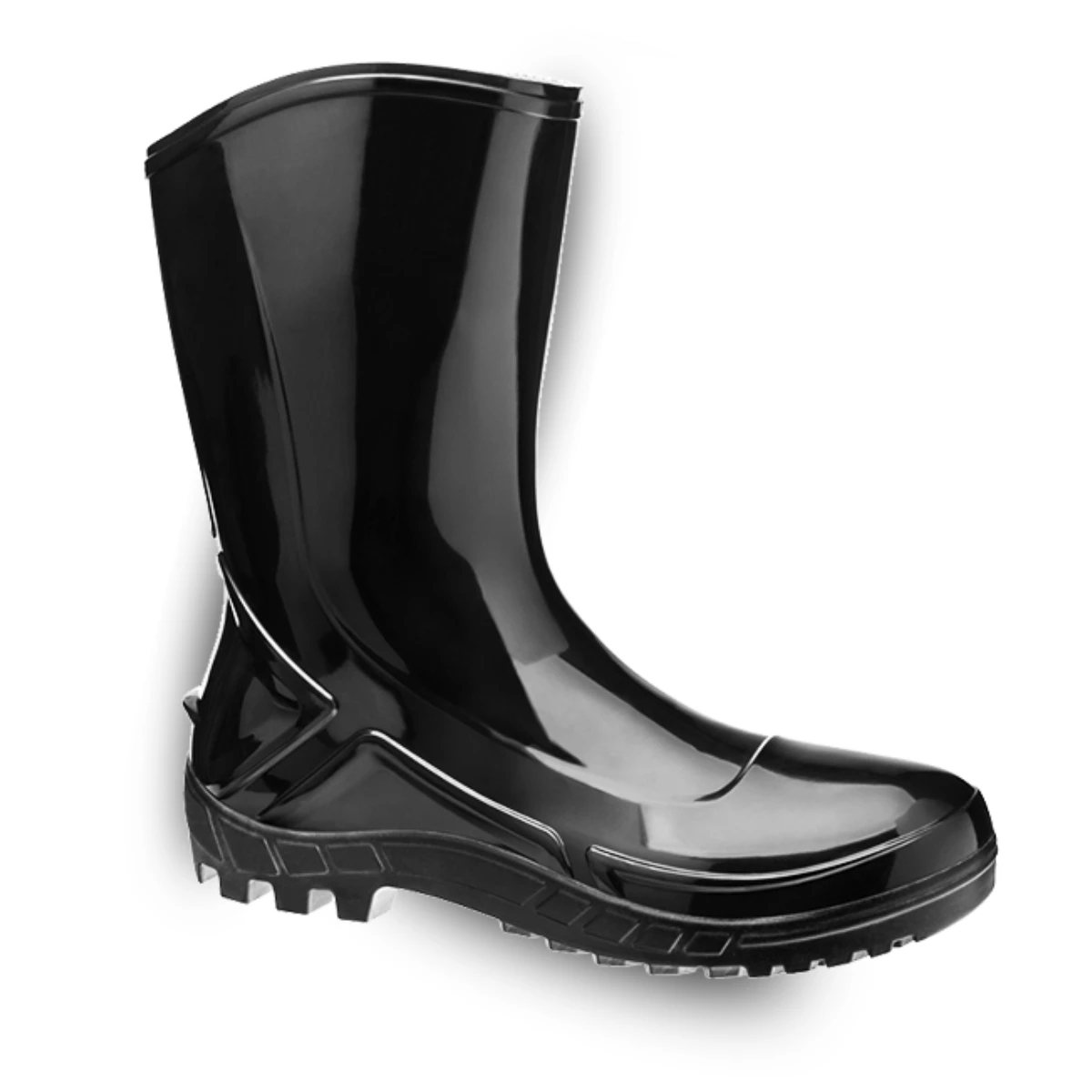 Bota de PVC Cano Médio 110VFLEXF Vulcaflex Preta Marluvas CA 42291