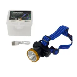 Lanterna de Cabeça Led Recarregável 30w 300 Lúmens L30W Carbografite - Imagem 3