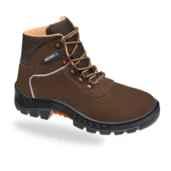 Botina Nobuck com Bico PVC Marrom 75BPR29 Premier Marluvas CA 41370