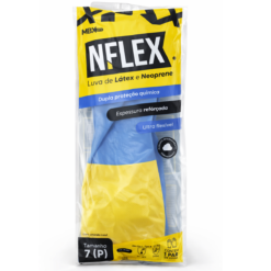 Luva de Látex Natural e Neoprene Bicolor NFlex Medix CA 49127 - Imagem 4