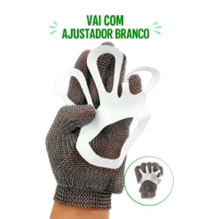 Luva Malha de Aço Inoxidável Ringcut Medix CA 49302 - Imagem 4