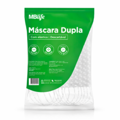 Máscara Descartável Dupla com Elástico Medix - 100 unid. - Imagem 3