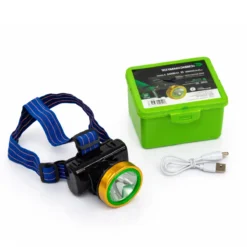 Lanterna de Cabeça Led Recarregável 60w 300 Lúmens L60W Carbografite - Imagem 3