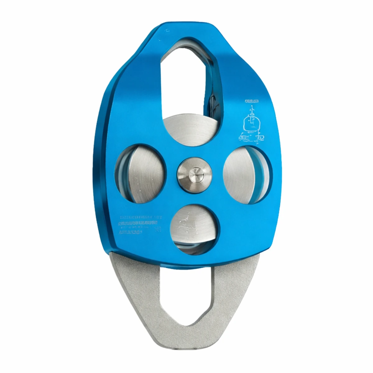 Polia Dupla Oscilante 30kN CG 5332 Carbografite