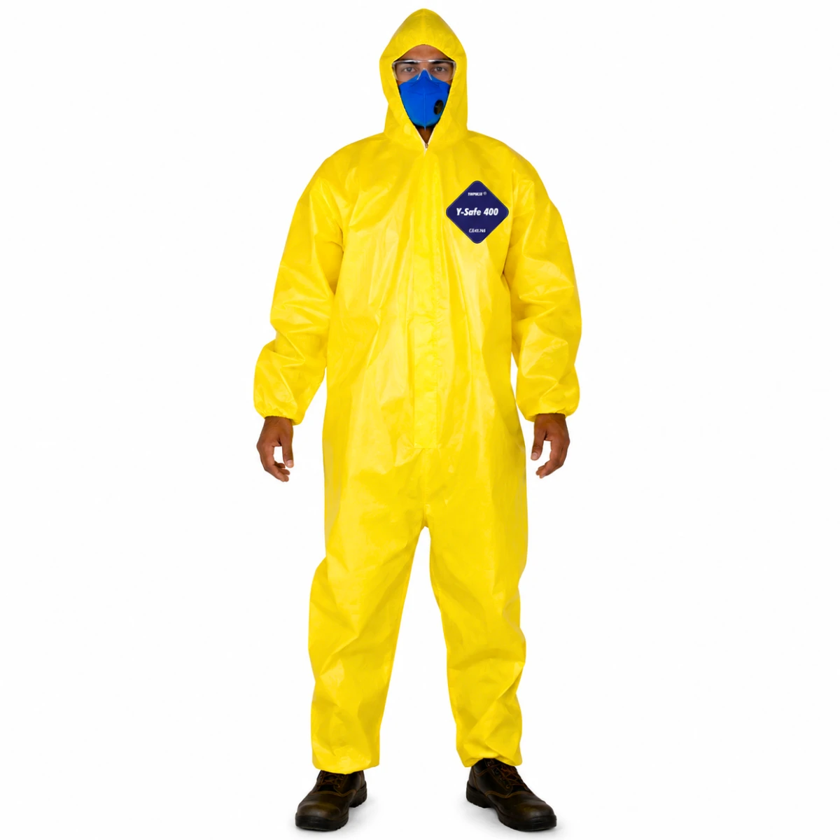 Macacao Quimico de Segurança y safe-400 Amarelo ympulse CA 42765