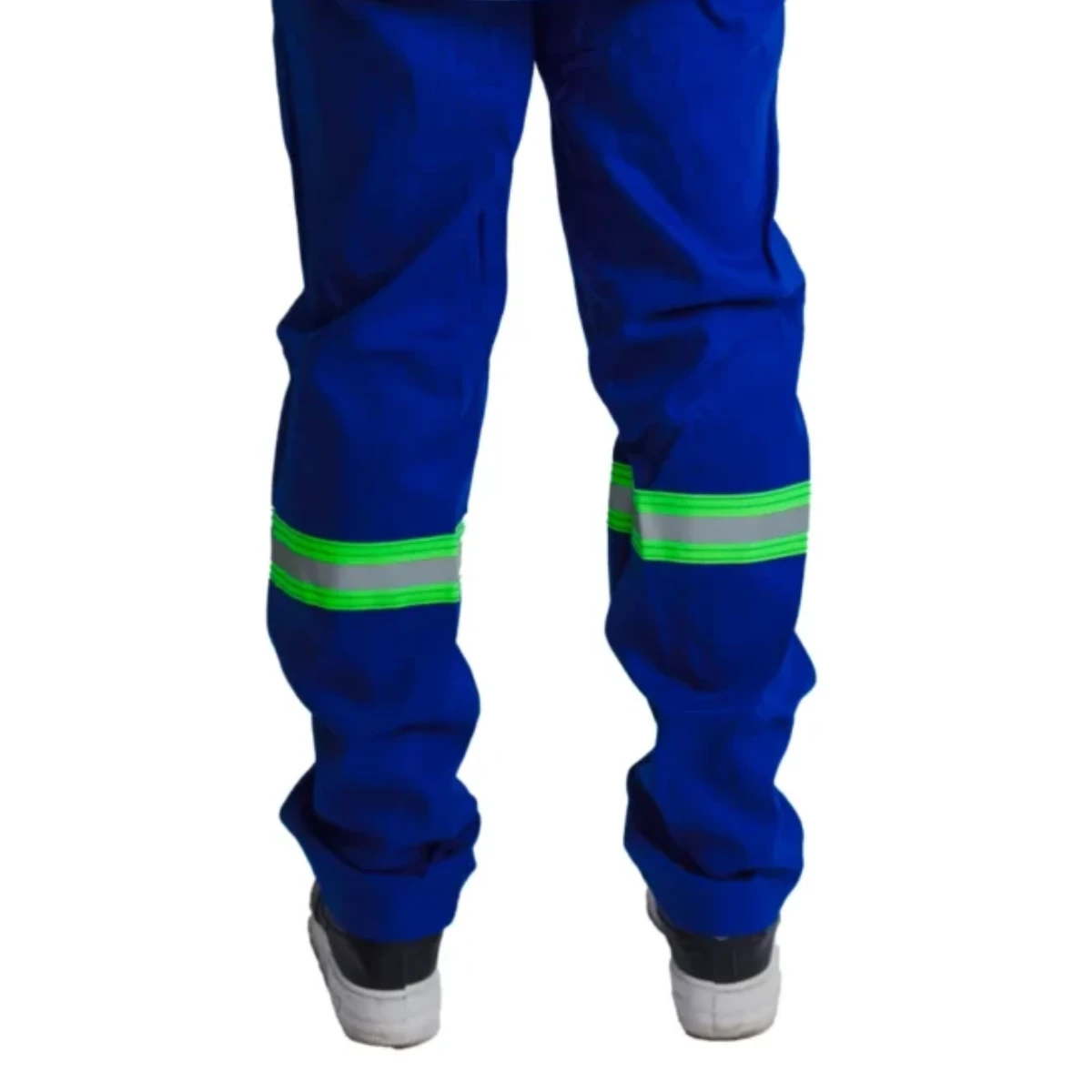 Uniforme Eletricista NR-10 Azul Royal com Refletivo Verde Maicol - Imagem 5