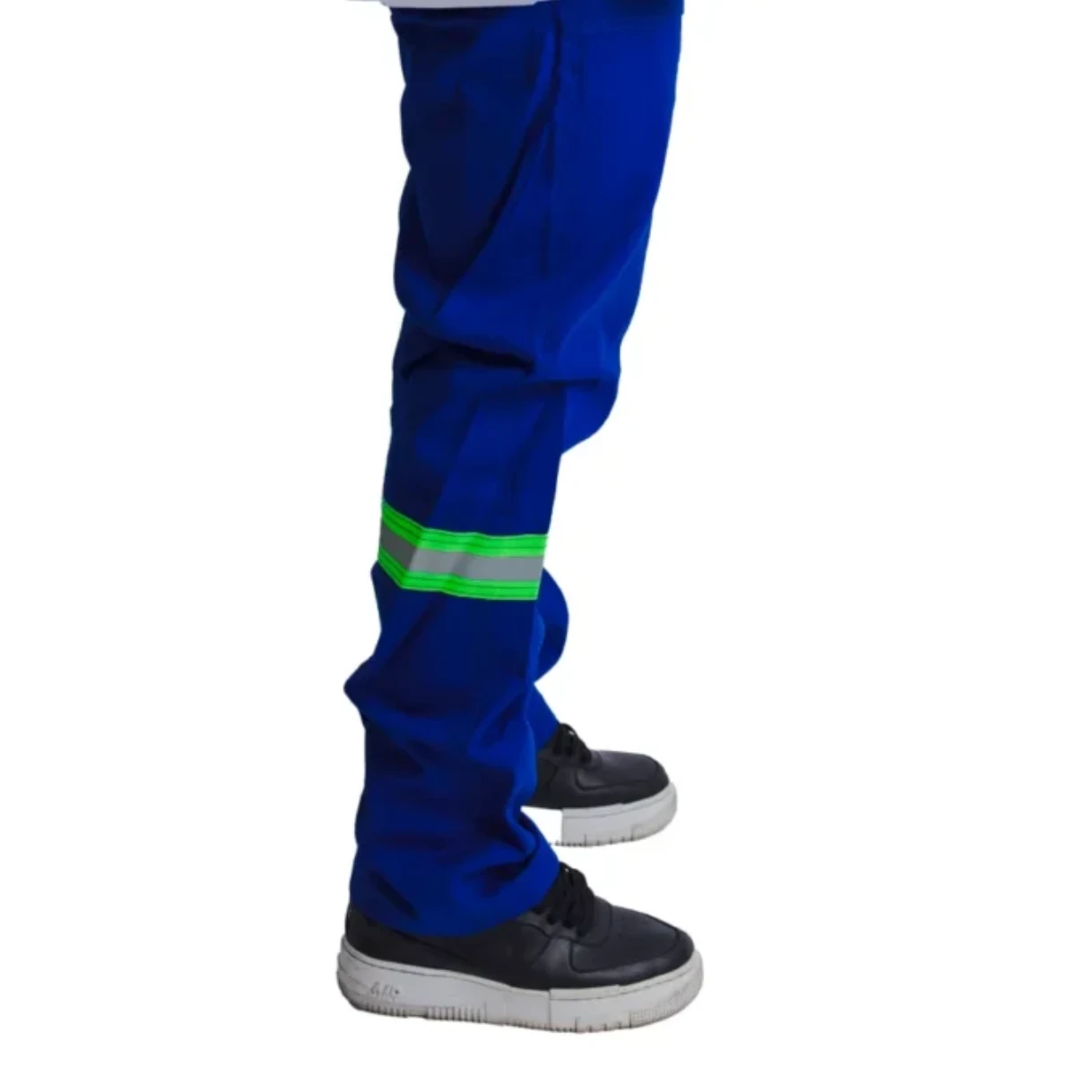 Calça Eletricista NR-10 Azul Royal com Refletivo Verde Maicol CA 38765 - Imagem 3